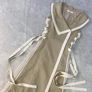 SNIDEL 스나이델 사이드 플리츠 트위드 원피스 [ 00 ]