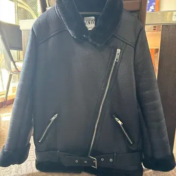 ZARA 더블 페이스 자켓 라이더스