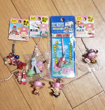 원피스.지역 한정.초파 상디 조로 나미 키링 세트