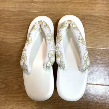 일본 의류 조리 통굽 화이트 성인식