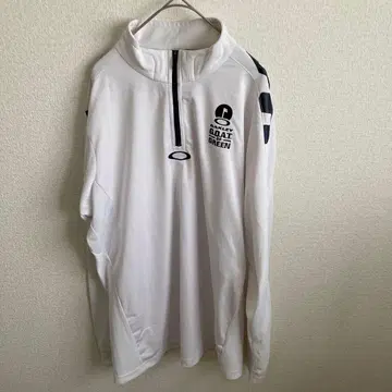 오클리 골프웨어 하프 지퍼 긴팔 XL 사이즈 자수 로고