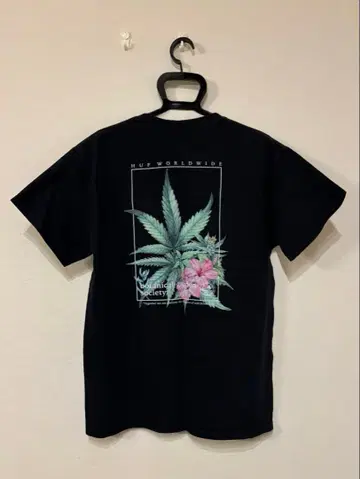 HUF 반팔 T셔츠 블랙