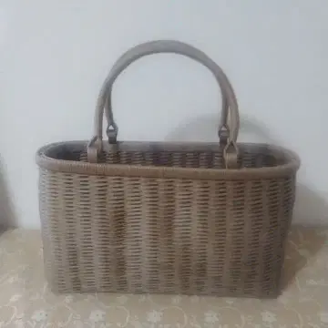 에코 크라프트 바스켓백