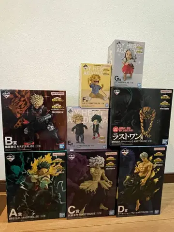 제일복권 히어로 아카데미아 더 멀리 피규어 컴프 세트