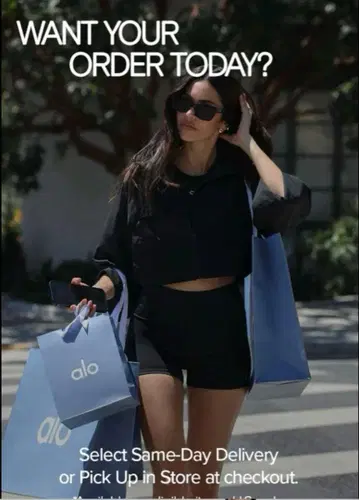 alo 핑크 후드티 ALO YOGA 후드 부착