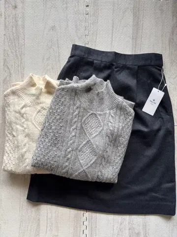 [택 포함 새상품] Sonny Label 스커트 외 겨울 상품 3종 세트