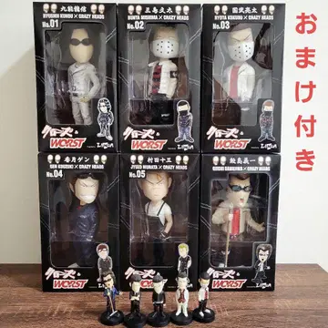 크로우즈 피규어 무장전선 DIVE판 6체 세트 덤 포함