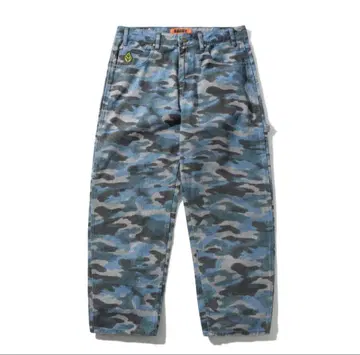 버터굿즈 와이드 카모 무늬 데님