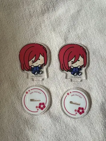 블루 록 냠냠 볼 패밀리마트 아크릴 스탠드 치기리 효마