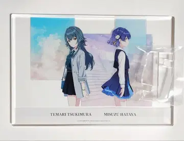 츠키무라 테마리 & 하타야 미스즈 아크릴 사진 패널 학원 아이돌 마스터