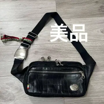 [ 새상품급 ] 오로비안코 바디백 크로커다일 패턴