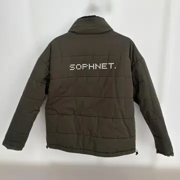 SOPHNET. 올리브 그린 퀼팅 자켓