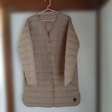 Beams Heart 베이지 다운 자켓 새상품급