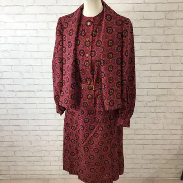 12.13 h182 마츠자카야 롱 원피스 빈티지 벨트 스카프