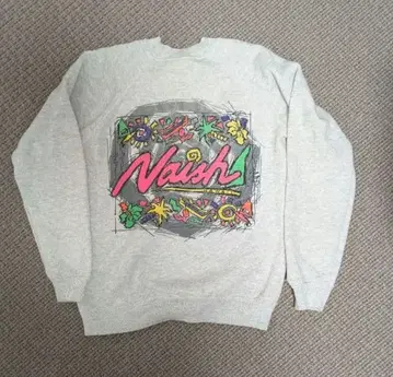 [ Hanes ] 빈티지 NAISH 트레이닝복 M 사이즈 그레이 90s풍