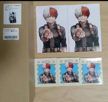 나의 히어로 아카데미아 토도로키 쇼토 리치 포스터 A3 특전 엽서