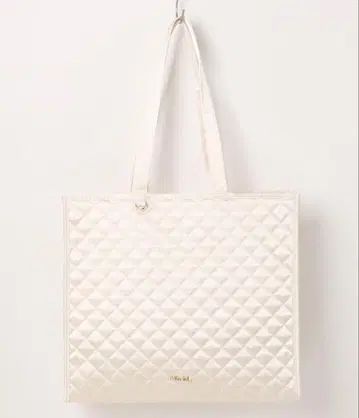 [ 새상품급 ] Miridy 퀼팅 토트백 아이보리