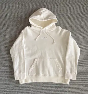 agnis b. 로고 후드티 후드 부착 아그네스 베