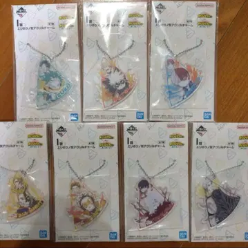 제일복권 히로아카 I상 에리의 뿔 모양 아크릴 참 7종 컴프 세트