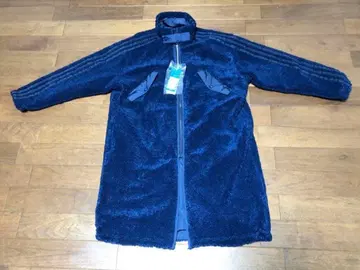 adidas 네이비 보아 롱 코트