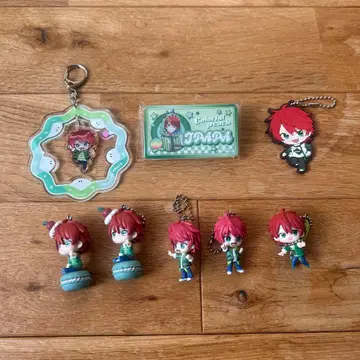 컬러풀 피치 쟈파파 키링 배지