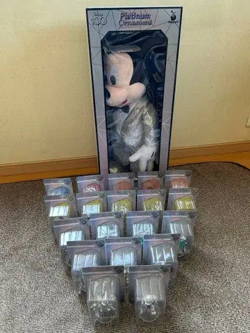 [ 주말 한정 금액 ] 미키 플라티나 오너먼트 세트