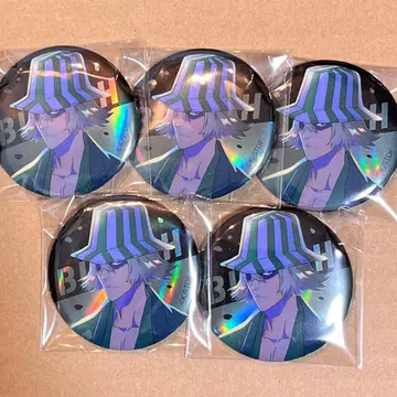 BLEACH 우라하라 키스케 메탈릭 캔뱃지