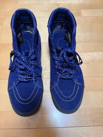 [ 레어 ] VANS 반스 네이비 스웨이드 스니커즈 미키 90주년