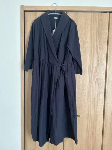 [택 포함 새상품] ichi 코튼 린넨 카슈쿨 원피스