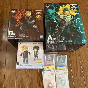 제일복권 나의 히어로 아카데미아 히로아카 피규어 3개 세트 증정품 포함