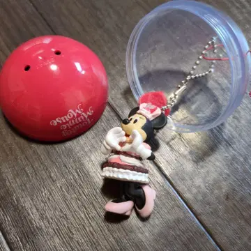 [ 캡슐 토이 ] 미니 마우스 키링 케이스 포함