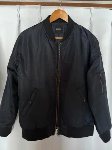 새상품급 BEAMS MA-1 플라이트 자켓 M 사이즈 네이비