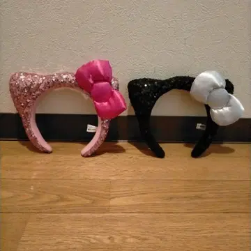 USJ 키티 스팽글 머리띠 x 2