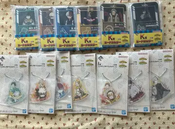 제일복권 히로아카 카드 홀더 엘리의 뿔 모양 아크릴 참 세트