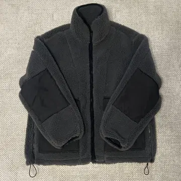 ADAM ET ROPE 보아 패딩 자켓 그레이