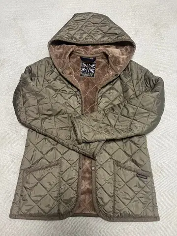 LAVENHAM 퀼팅 자켓 클레이돈 퍼