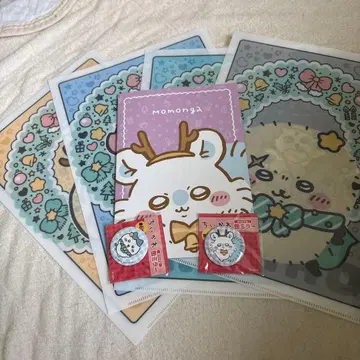 세븐일레븐 한정판 클리어 파일 & 캔 거울 세트