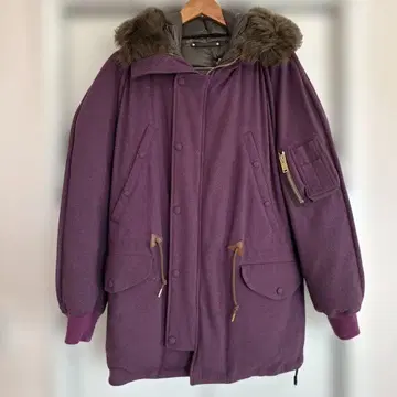 폴 스미스 퍼플 다운 자켓