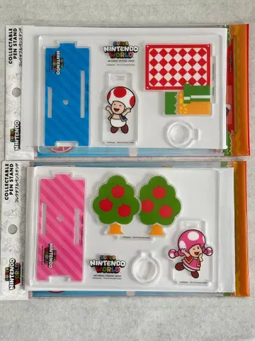 USJ 마리오 콜렉터블 펜 스탠드 키노피오 키노피코 미사용품 외