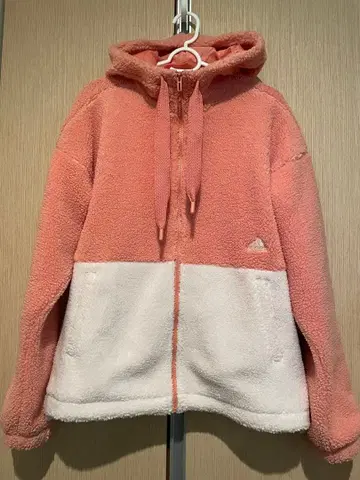 adidas 보아 자켓 핑크/화이트