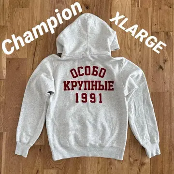 XLARGE Champion 콜라보 풀오버 후드티 M 사이즈