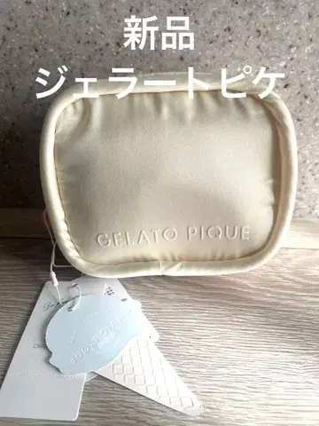 [ 새상품 ] GELATO PIQUE 파우치 아이보리