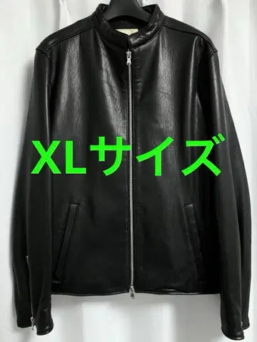 레어 XL NANO UNIVERSE 양가죽 램 가죽 명작 싱글 라이더