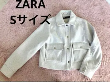 [새상품] ZARA 자라 아우터 자켓 화이트 베이지 S사이즈