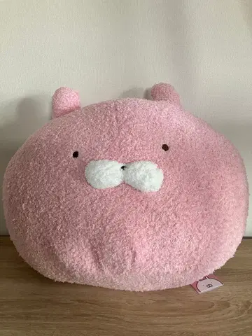 [ 미사용 새상품 ] 우사마루 페이스 BIG 봉제 인형 핑크