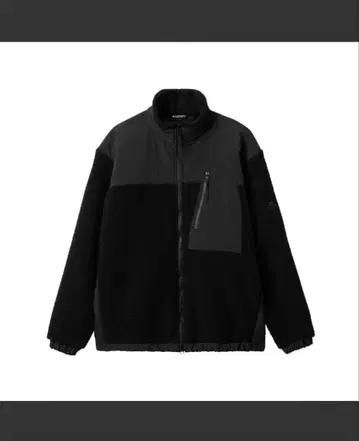 데상트 얼터레인 보아 플리스 자켓 블랙 L 사이즈