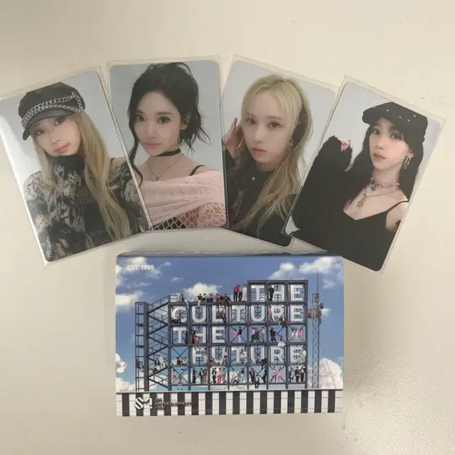 에스파 에스엠타운 30주년 단체앨범 포카