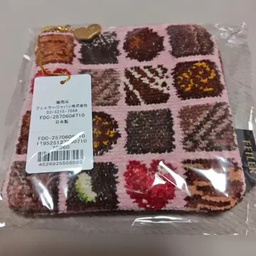 페일러 스퀘어 파우치 코프레도쇼콜라 WEB 한정판 페일 핑크