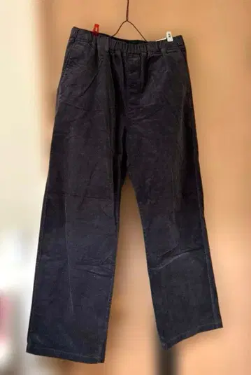 이지 스트레이트 팬츠 XL 다크 그레이