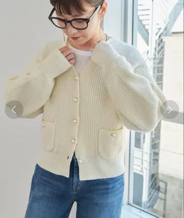 스픽앤스팬 펄 아제 니트 가디건